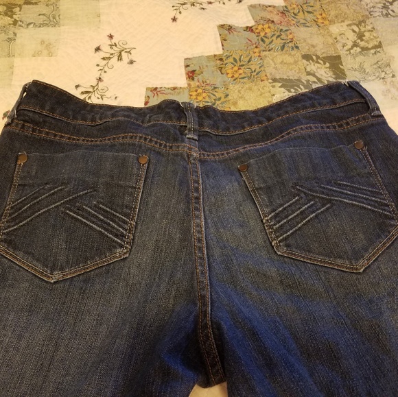A.N.A. JEANS SZ 10 indigo blue stone washed - Picture 6 of 8